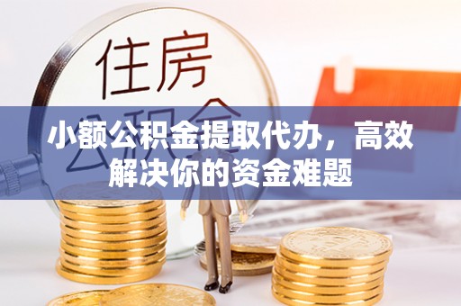 助手小额公积金提取代办，高效解决你的资金难题