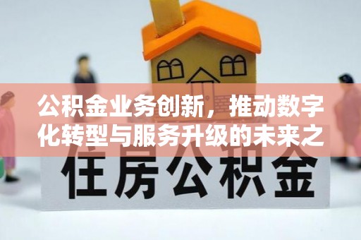 助手公积金业务创新，推动数字化转型与服务升级的未来之路