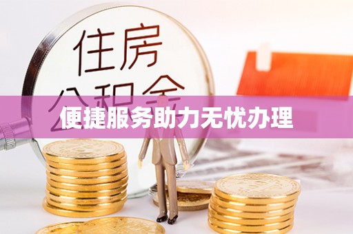 助手便捷服务助力无忧办理