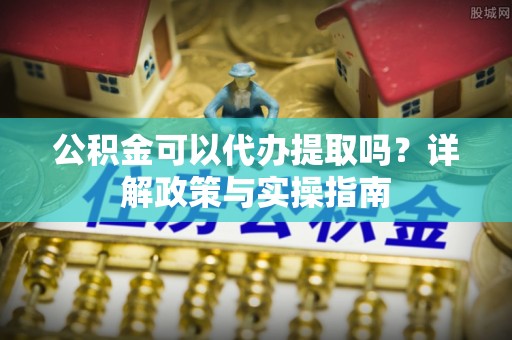 助手公积金可以代办提取吗？详解政策与实操指南