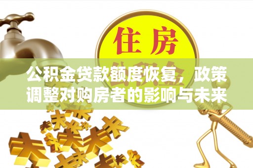 助手公积金贷款额度恢复，政策调整对购房者的影响与未来展望