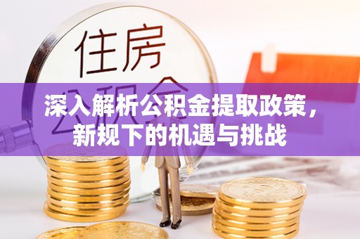 助手深入解析公积金提取政策，新规下的机遇与挑战