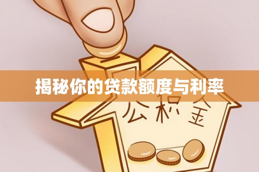 助手揭秘你的贷款额度与利率