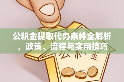 助手公积金提取代办条件全解析，政策、流程与实用技巧