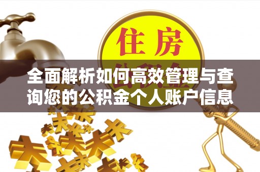 助手全面解析如何高效管理与查询您的公积金个人账户信息