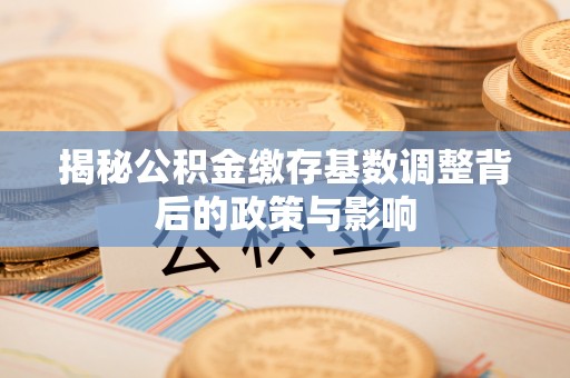 助手揭秘公积金缴存基数调整背后的政策与影响