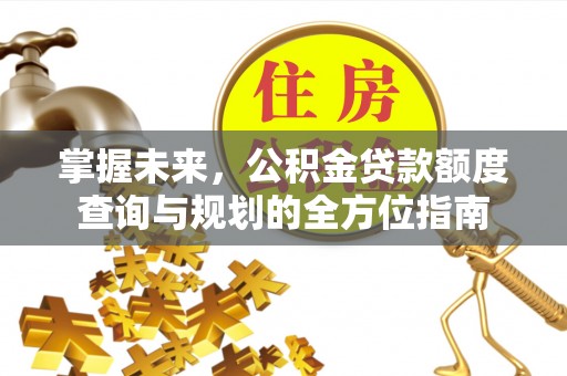 助手掌握未来，公积金贷款额度查询与规划的全方位指南
