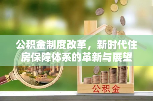 助手公积金制度改革，新时代住房保障体系的革新与展望