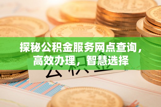 助手探秘公积金服务网点查询，高效办理，智慧选择
