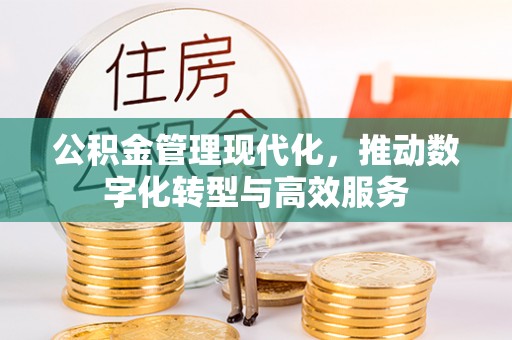 助手公积金管理现代化，推动数字化转型与高效服务
