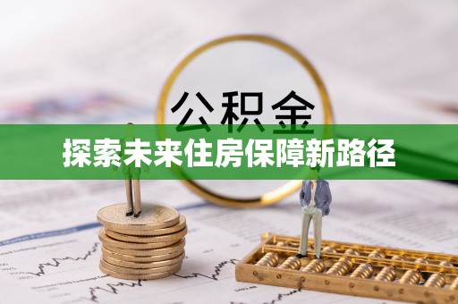 助手探索未来住房保障新路径