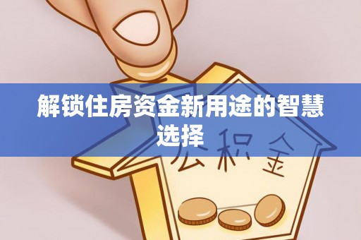 助手解锁住房资金新用途的智慧选择