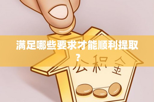 助手满足哪些要求才能顺利提取？