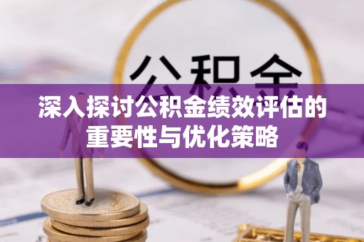 助手深入探讨公积金绩效评估的重要性与优化策略