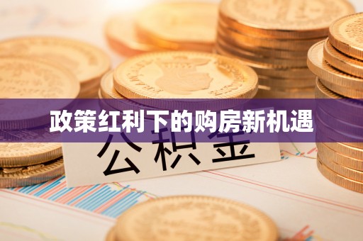 助手政策红利下的购房新机遇